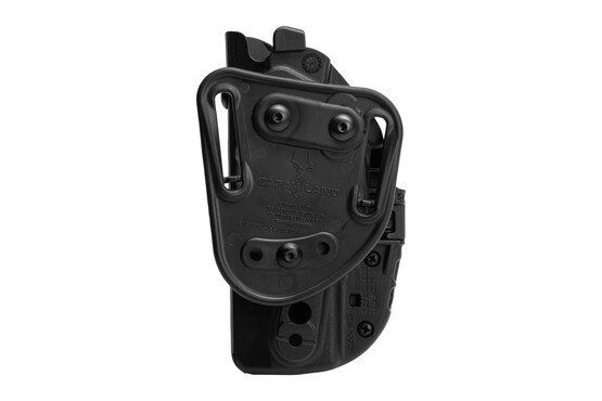 Safariland 7377 7TS ALS Level I Pancake/Belt Holster for GLOCK 19/23 with belt attachment.